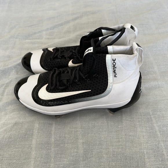 Nike Size 8 Huarache Elite Baseball Cleats Shoes High top NEW sz 8 - Picture 3 of 6